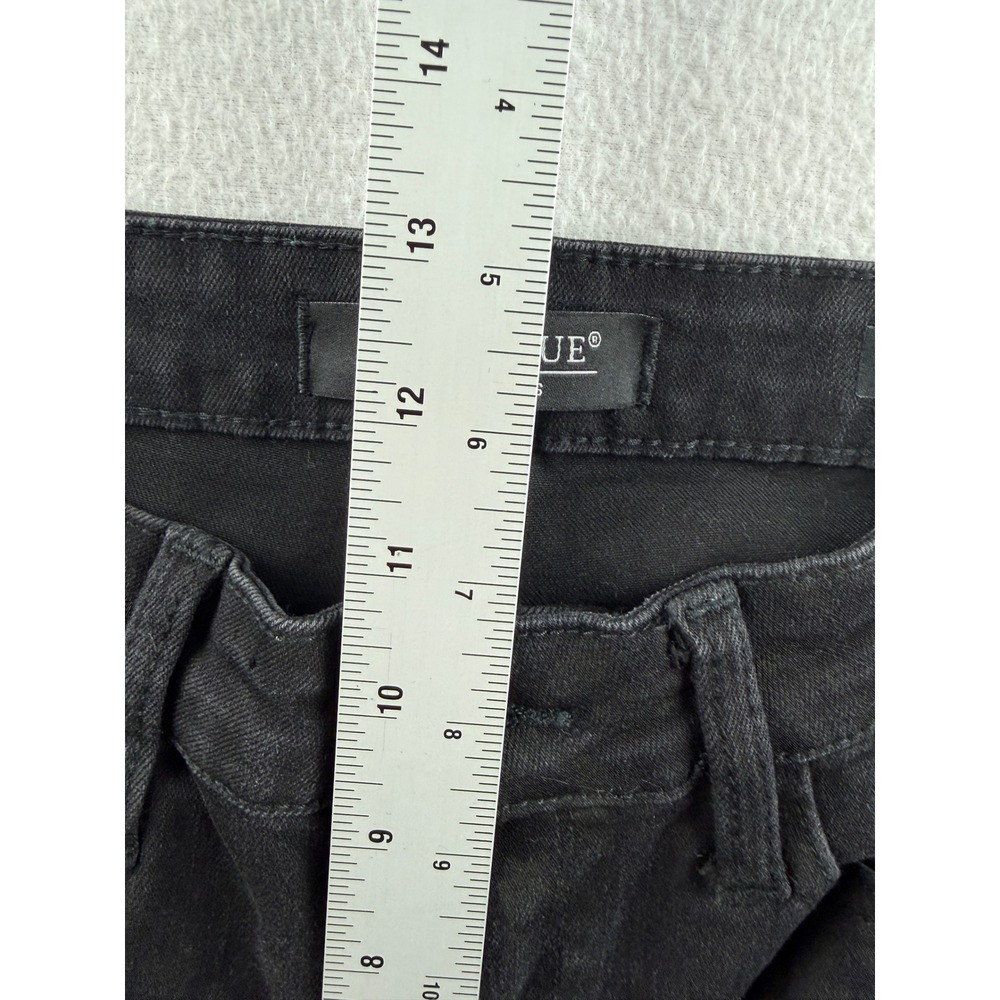 Judy Blue Womens Black Leopard Print Skinny Fit Jeans High Rise Stretch 5/27 - Picture 9 of 11